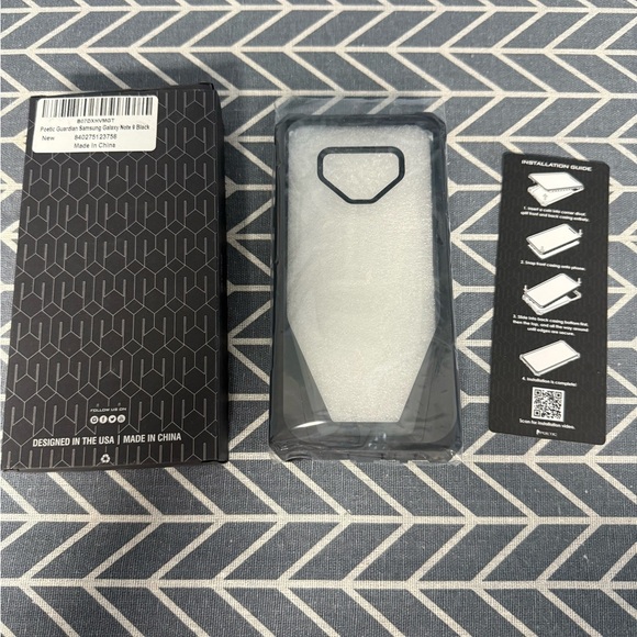 Black Phone Case Galaxy Note 9. NWT - Picture 1 of 3
